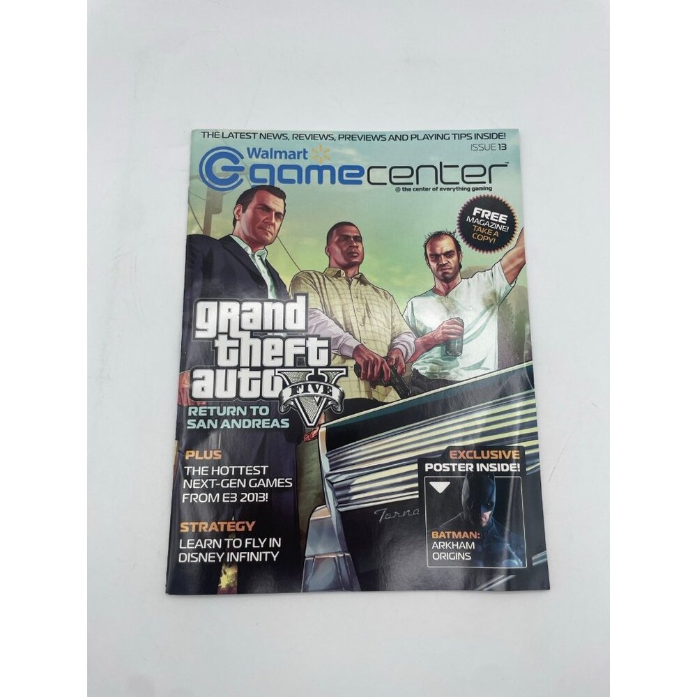 2013 Walmart Game Center Magazine Issue #13 Batman Poster